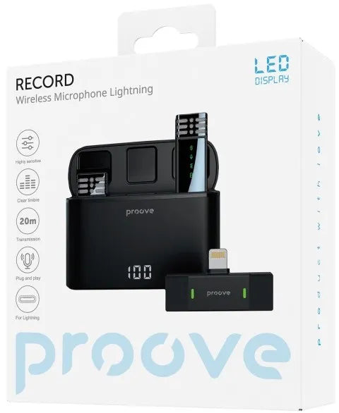 Proove Wireless Microphone with Lightning Port