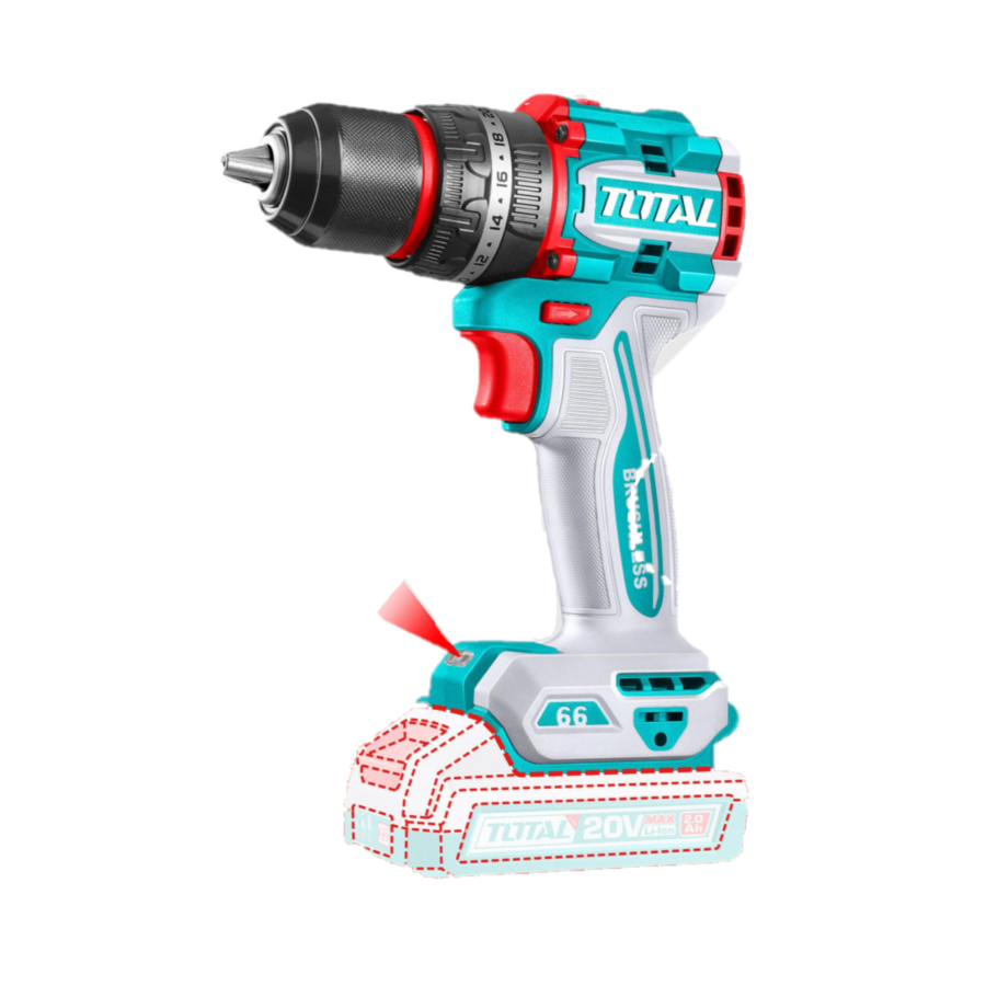 TOTAL 20V Cordless 3 in 1 Combo Kit - Brushless, Full Set