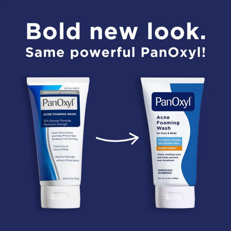 PanOxyl Maximum Strength Acne Foaming Wash 10% Benzoyl Peroxide 156g