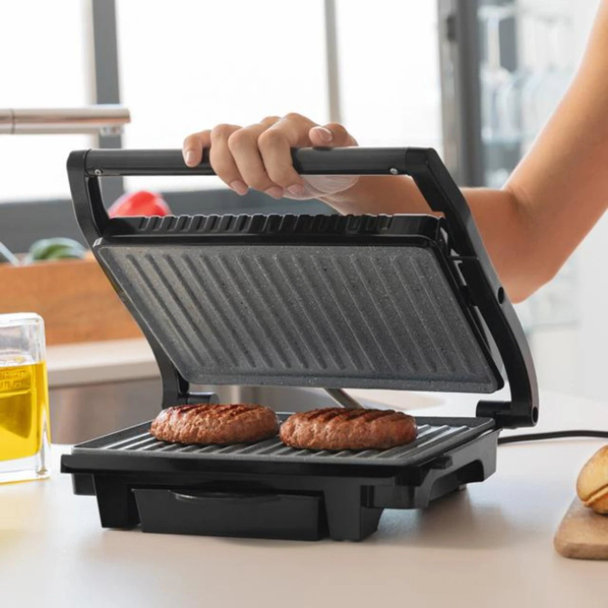 Cecotec Rock’nGrill 1000 Dark Contact Grill