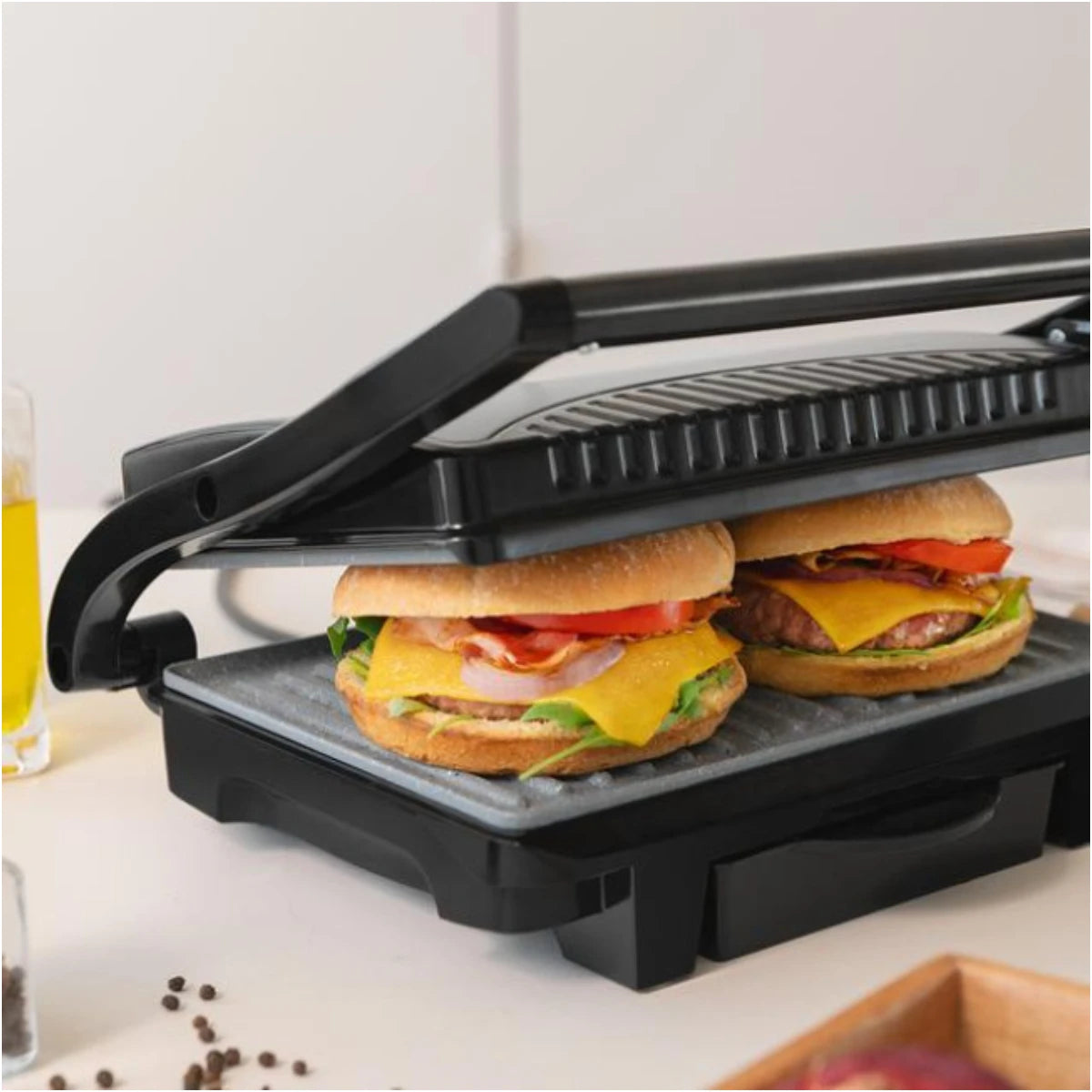 Cecotec Rock’nGrill 1000 Dark Contact Grill