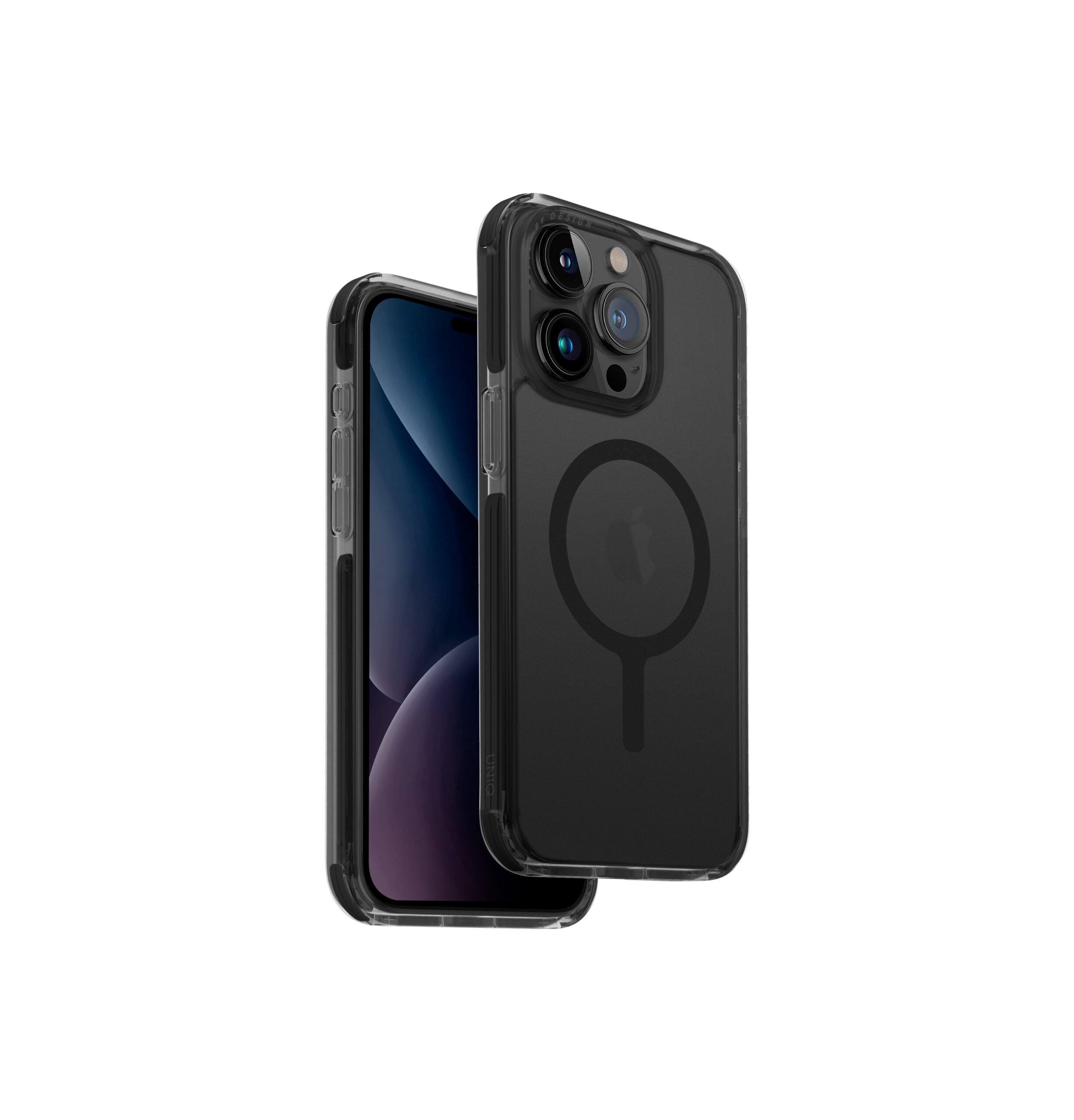 UNIQ COMBAT iPhone 15 Pro MagClick Case – Carbon Black