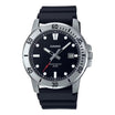 Casio MTP-VD01-1E Black Rubber Black Dial For Men