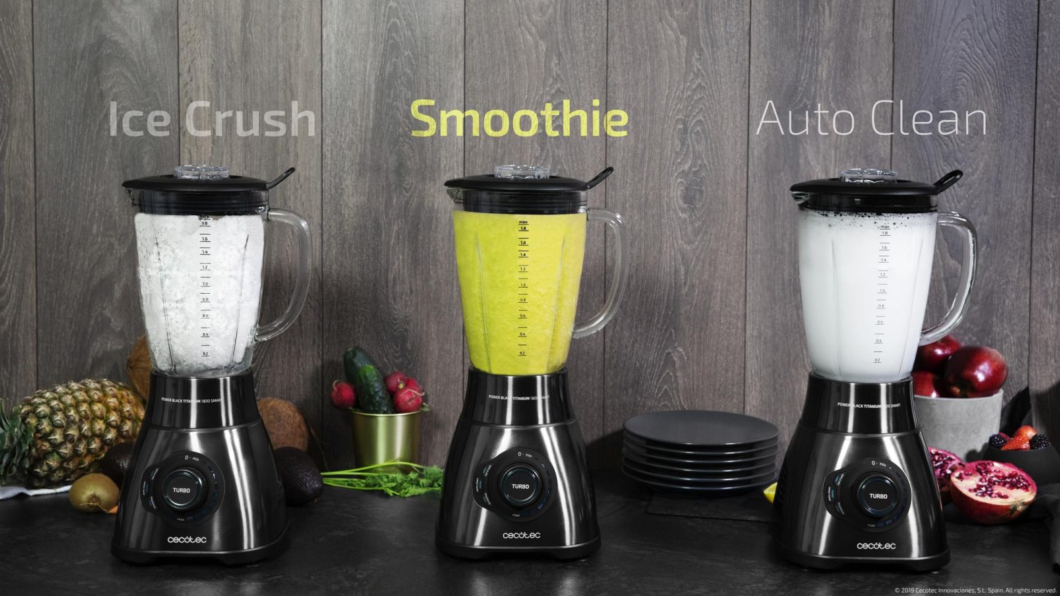 Cecotec Power Black Titanium 2500MAX Blender 1.8L