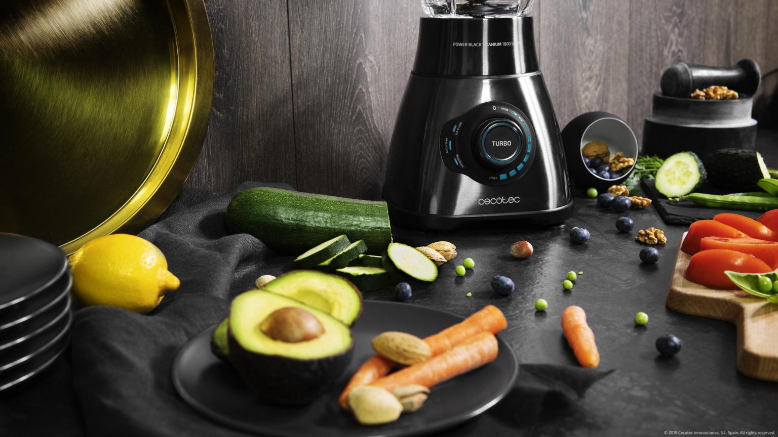 Cecotec Power Black Titanium 2500MAX Blender 1.8L