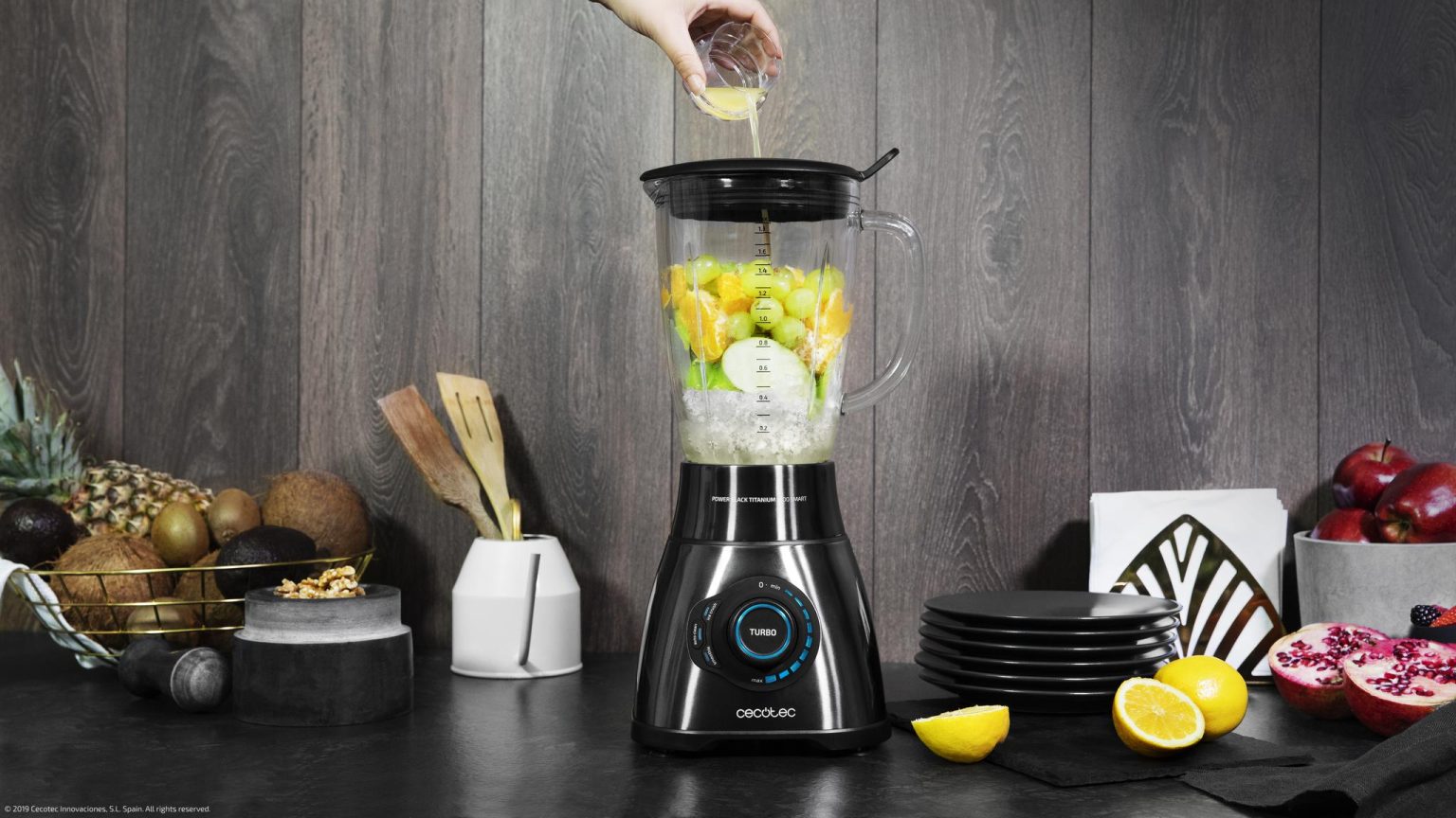 Cecotec Power Black Titanium 2500MAX Blender 1.8L