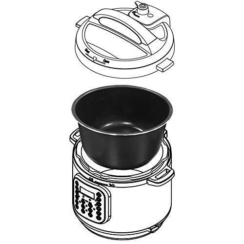 NutriCook SP2 Non-Stick Pot / Pots Pressure Cooker - Black