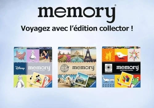 Ravensburger Disney Collector's Memory Training Game for Ages 6