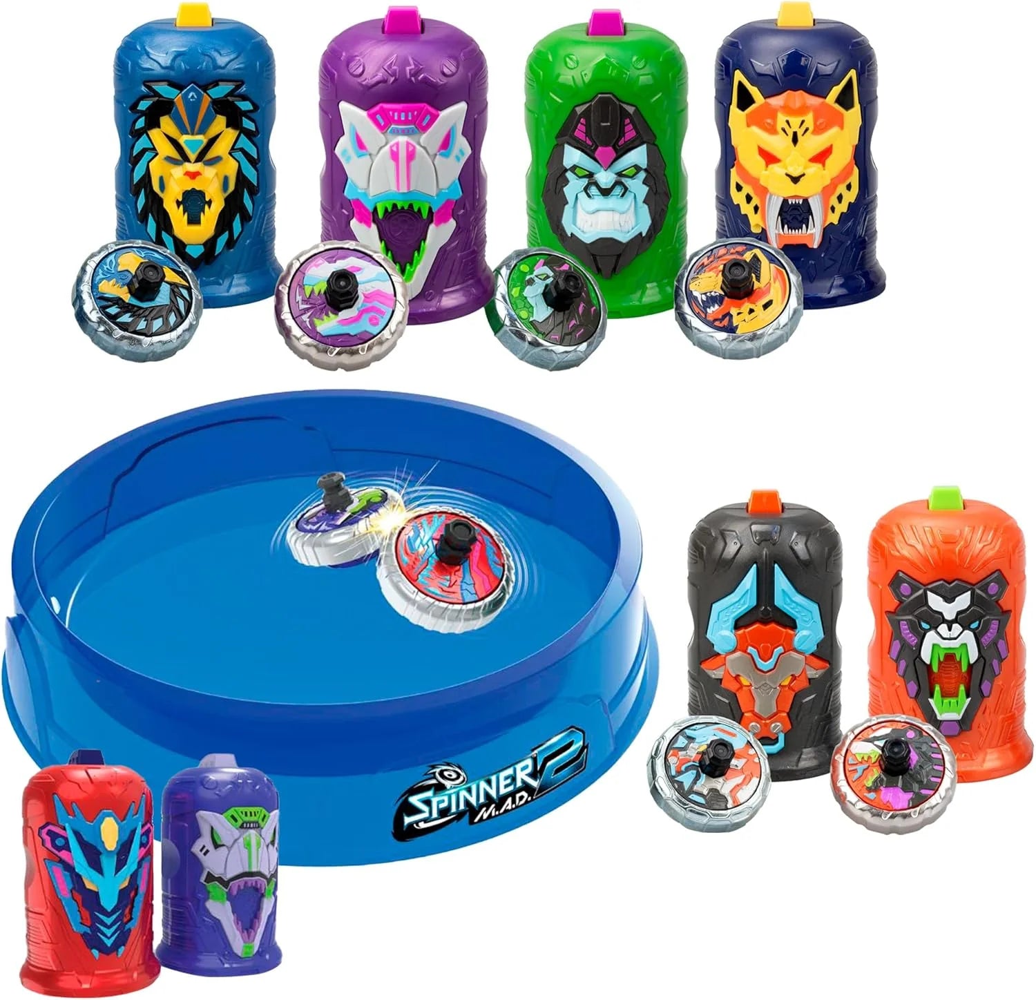 Spinner MAD Shake2Spin Single Pack – LED Light & Sound Toy Spinner Assorted