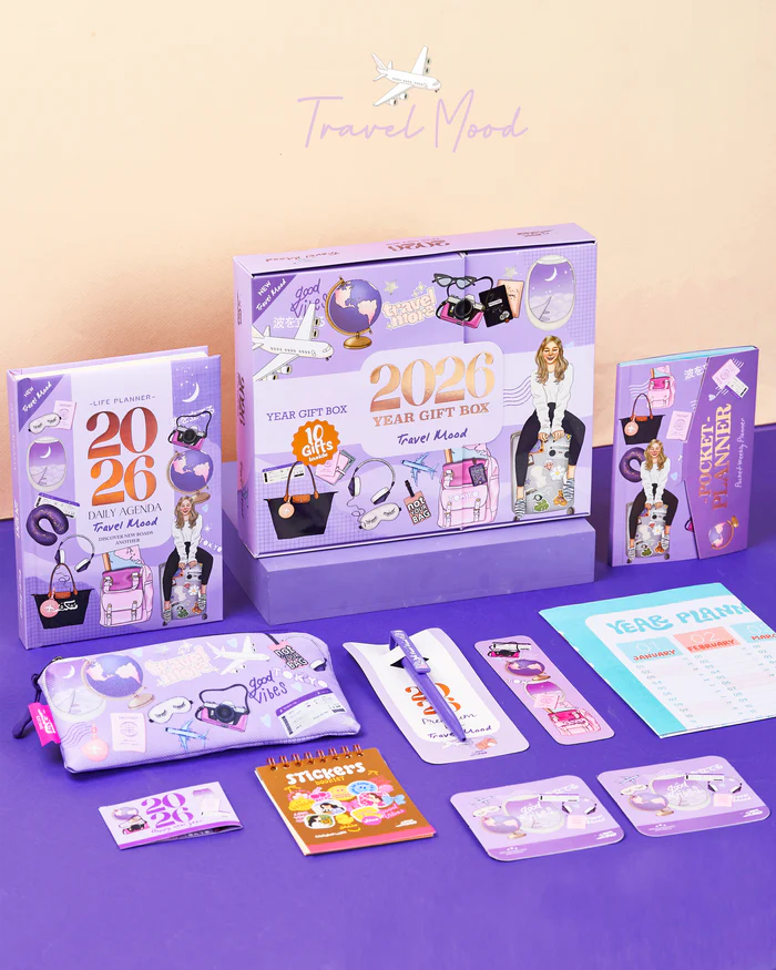 Mofkera Agenda Gift Set 2026 – Travel