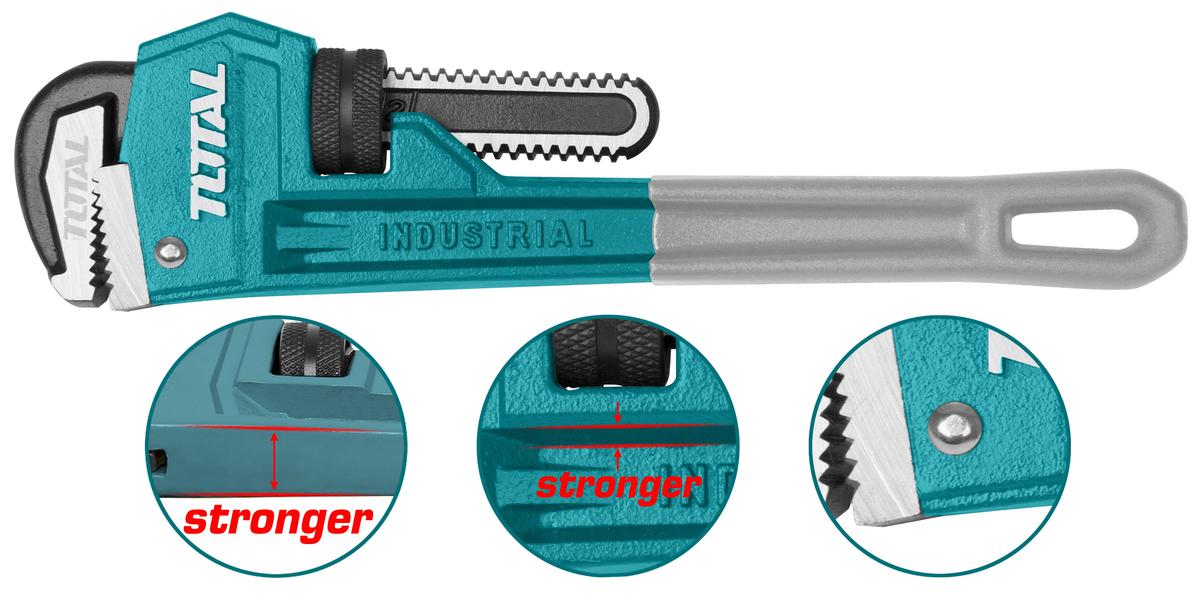 Total 12" Pipe Wrench (THT171206) – Strong Performance and Precision