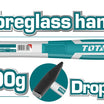 TOTAL 1500G Machinist Hammer – Fiberglass Handle for Maximum Durability