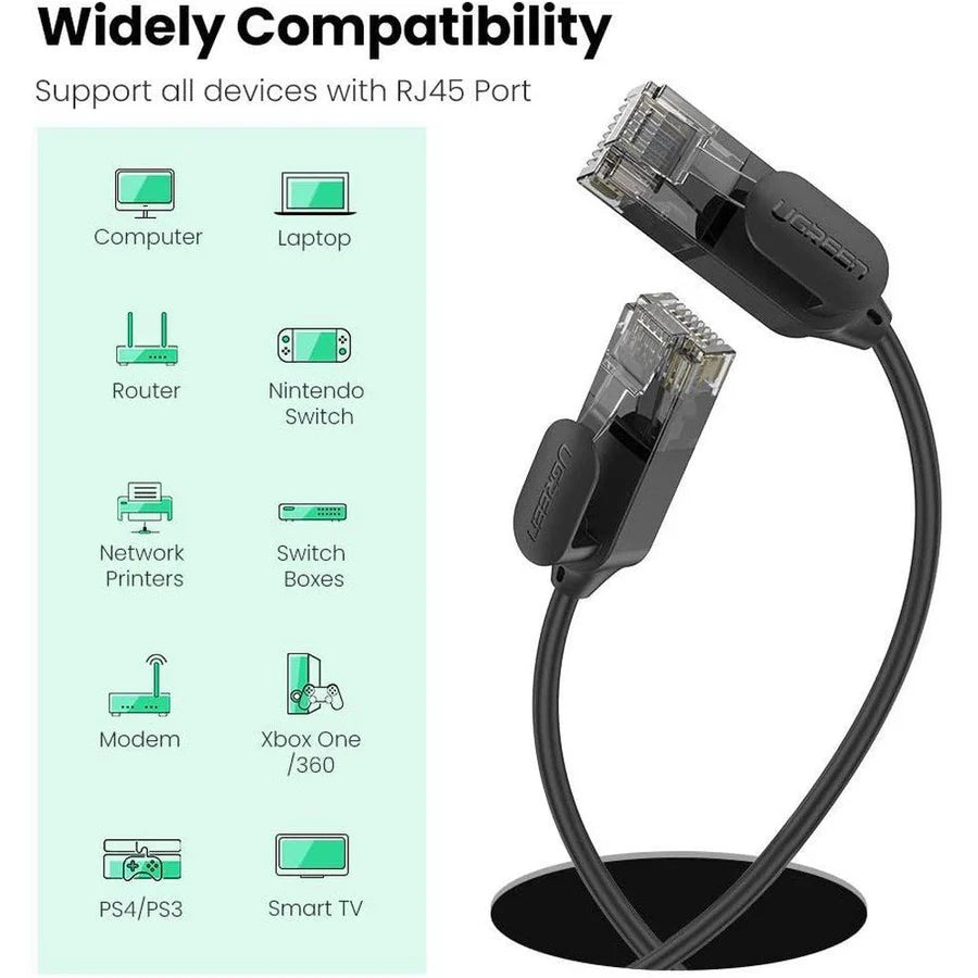 UGREEN CAT 6A Ethernet Cable 3M – 10Gbps Pure Copper