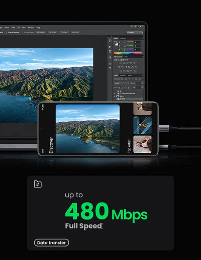 UGREEN USB-C Cable 3A Fast Charging Nylon Braided