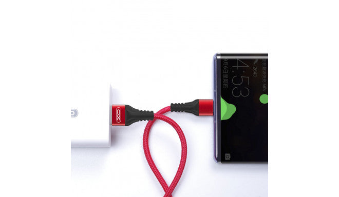 XO NB118 USB to Lightning Cable 2.1A – 1M Red