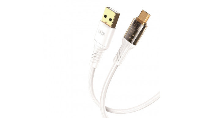 XO NB229 USB-C Clear Cable 2.4A – 1M
