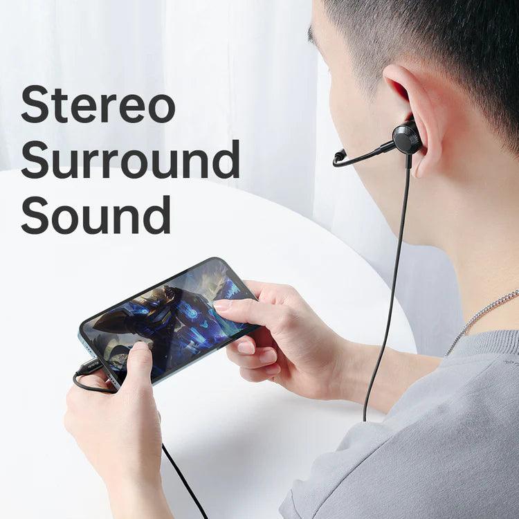 Mcdodo Digital Gaming Earphones for Type C Enhanced Sound- Black