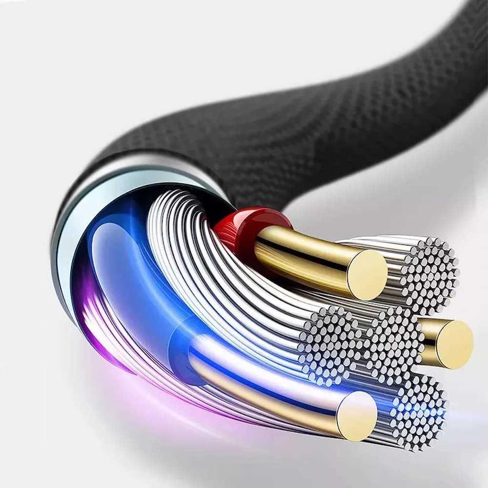 WiWU ED-103 Elite Lightning 1.2M Data Cable (Black)