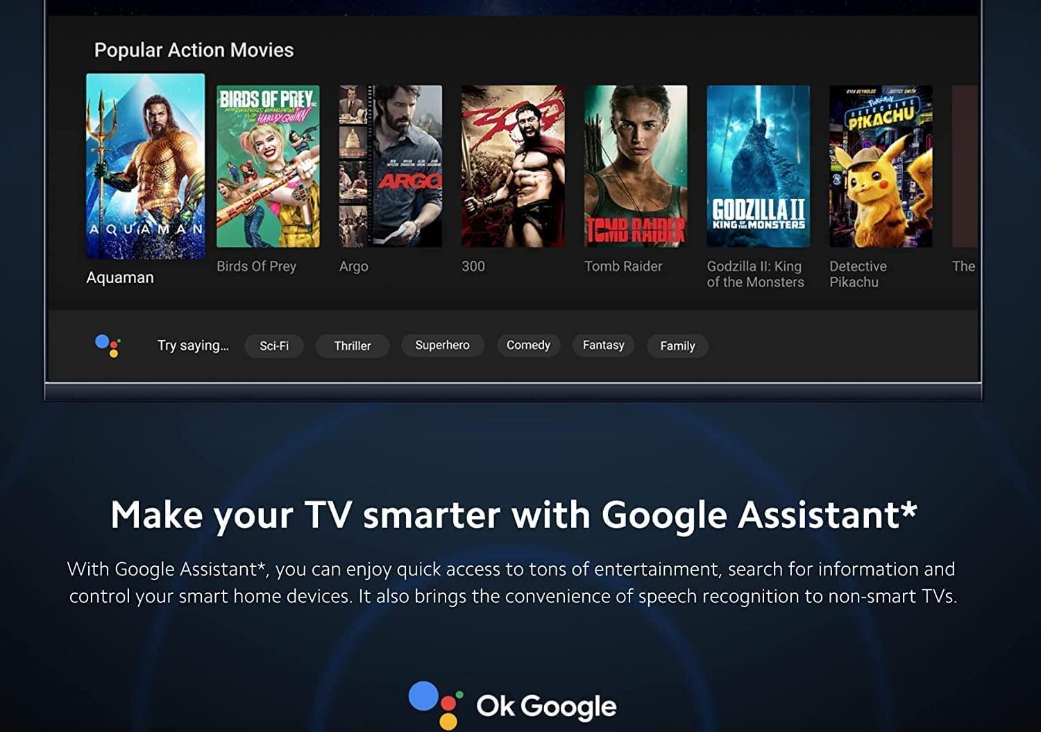 Xiaomi TV Stick 4K with Google TV – Streaming Media Player | Ultra HD, Dolby Vision, Dual-Band Wi-Fi, Bluetooth Remote, Android TV OS