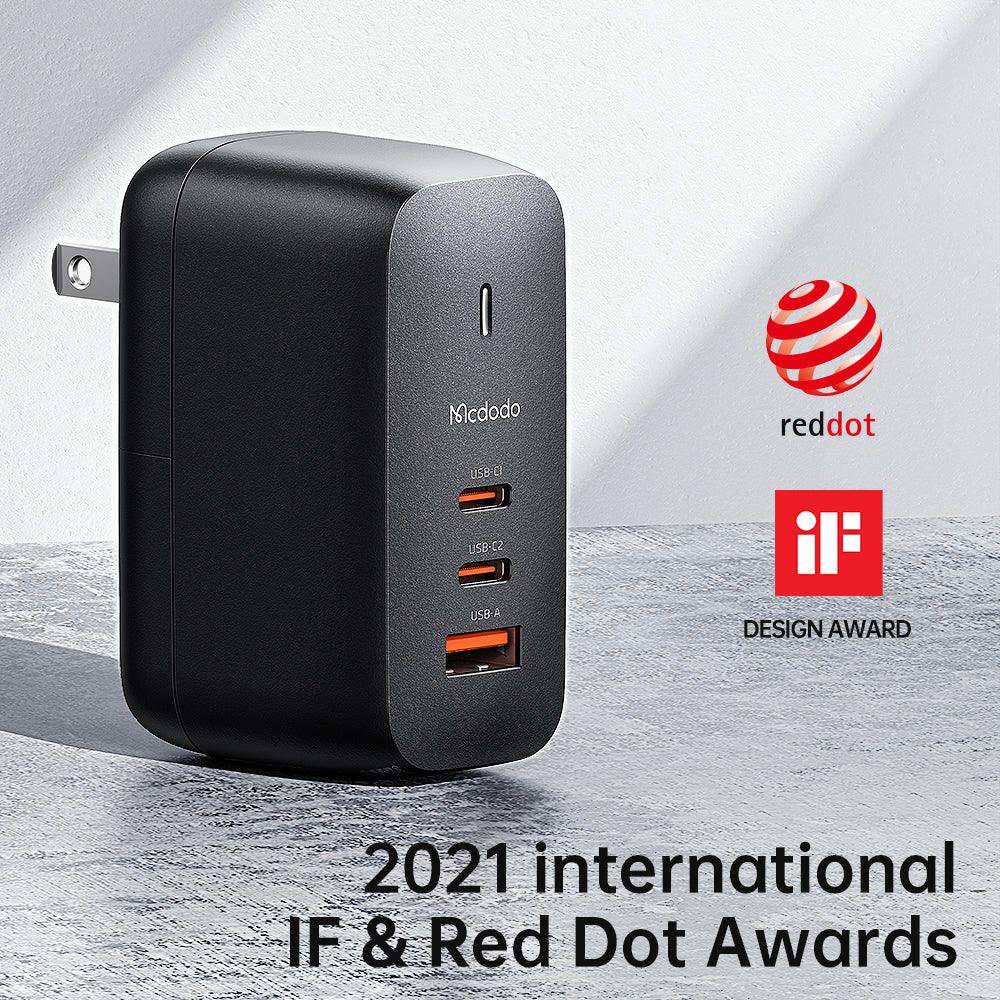 Mcdodo GaN 65W Dual Port Fast Charger Efficient & Safe Charging
