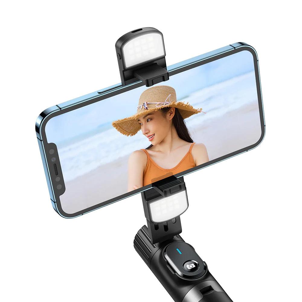 Mcdodo Dual Light Wireless Selfie Stick MDD SS 1771 - Black