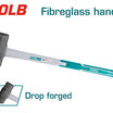 TOTAL 10LB Fiber Hand Hammer THT750416 – Heavy-Duty Demolition Tool