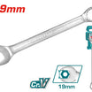 Total 19mm Open-End Wrench (TCSPA191) – Precision and Comfort