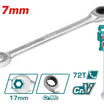 Total Ratchet Spanner 17mm (TCSPAR171) – Precision and Speed