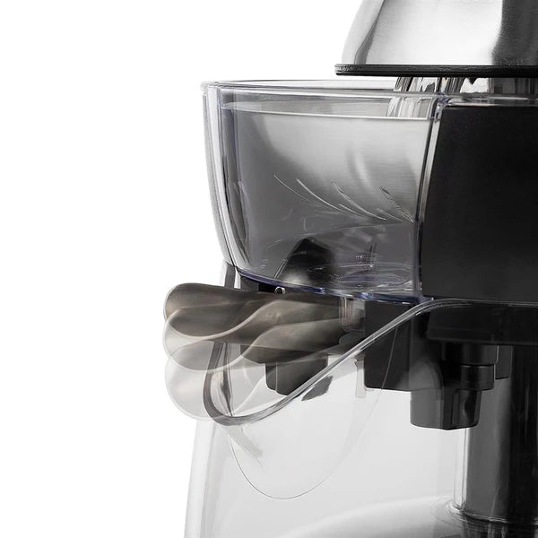 Princess Citrus Juicer Pure - 300W Bamboo Citrus Press with 3-Way Spout