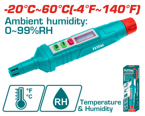 Total TOS23033 Testing Kit – Temperature, Humidity, Gas, Wood Moisture