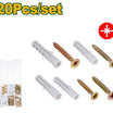 Jadever JDXT3B01 Screw & Wall Plug Kit – 120pcs | Home Fixing Set