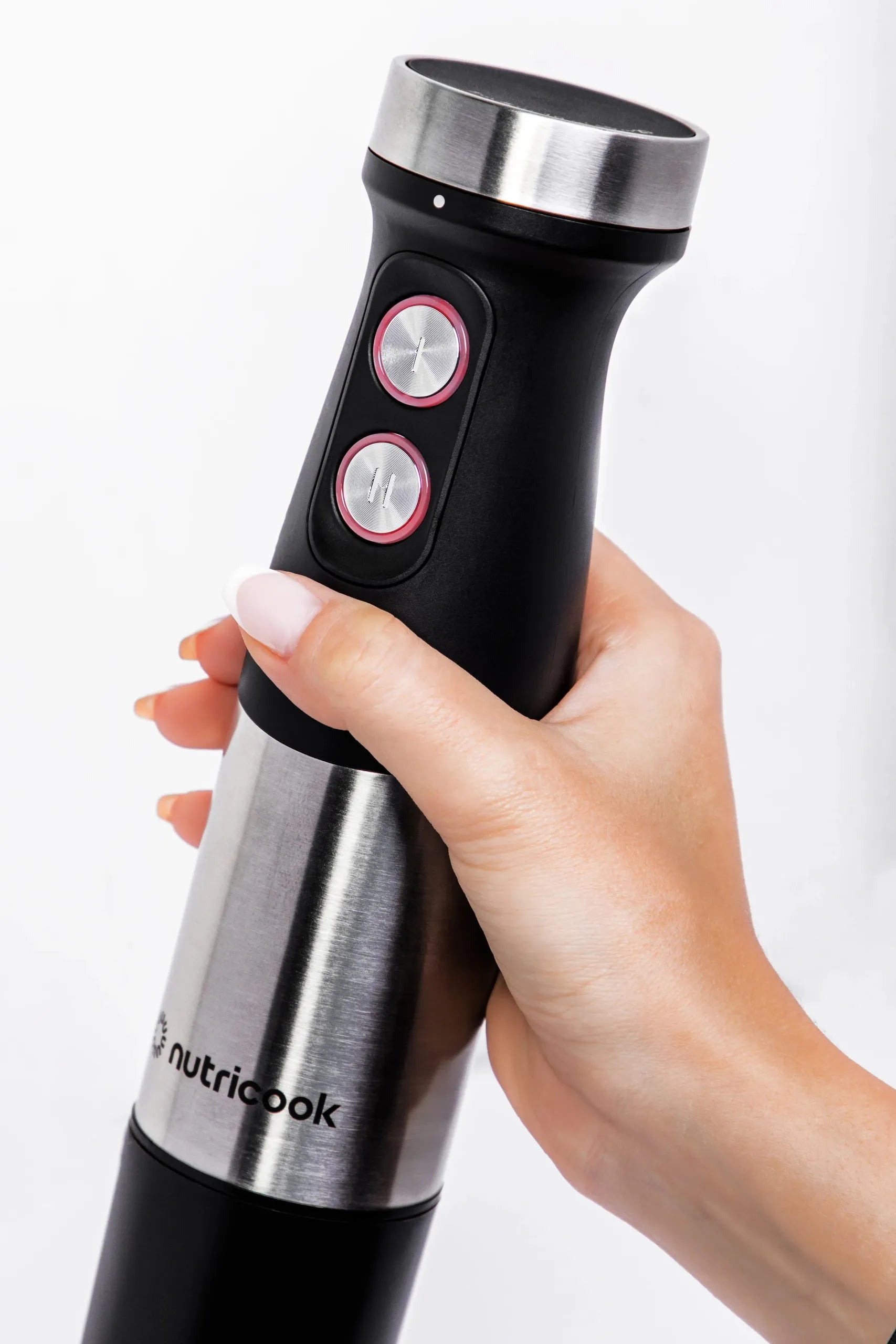 Nutricook HB150K Hand Blender Essentials | 1200W | Powerful Immersion Blender | Black