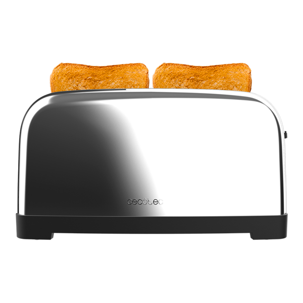 Cecotec Toastin' Time 1500 Inox 4-Slice Toaster 1500W Stainless Steel