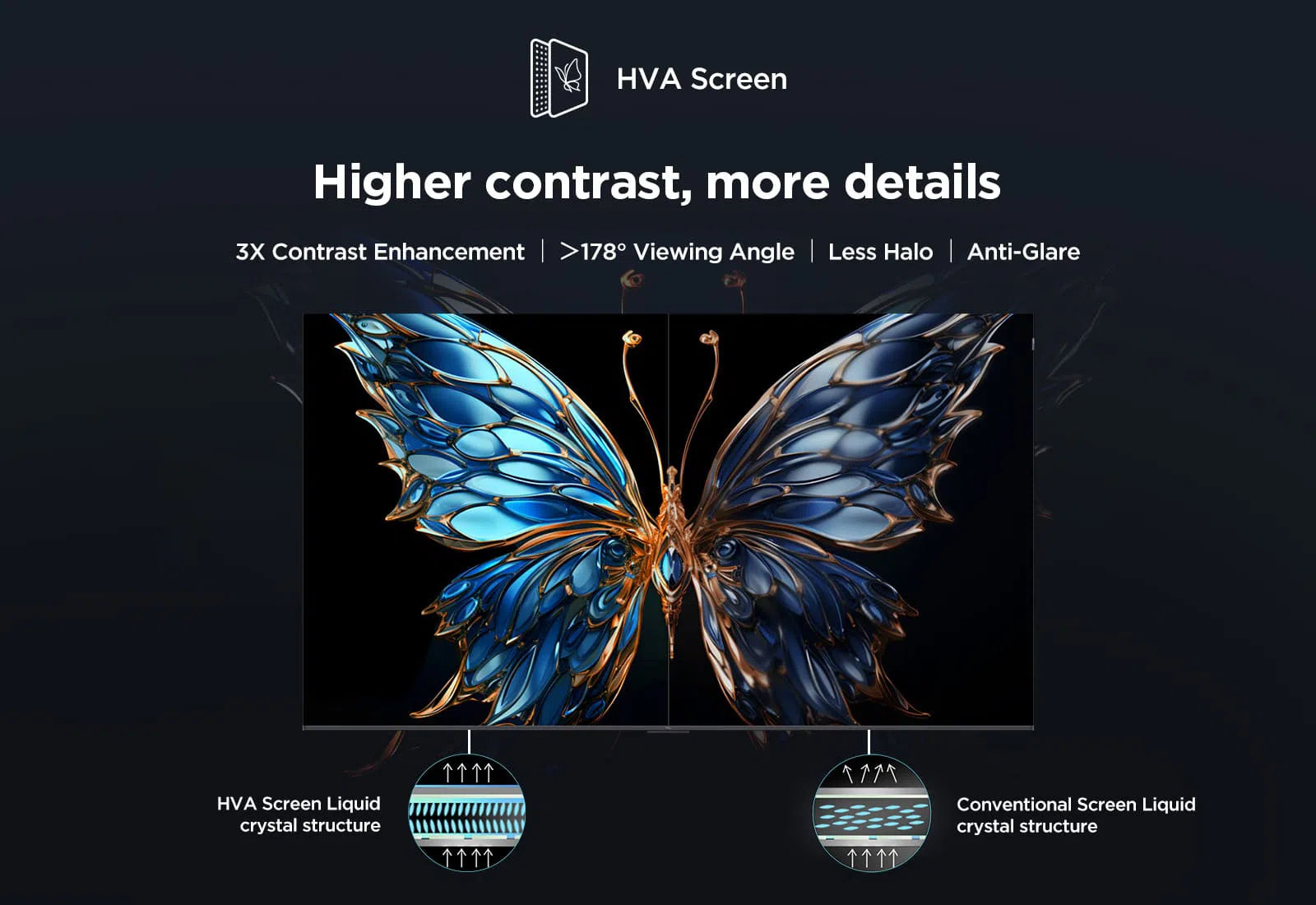 TCL 43V6C 43" 4K HDR Smart Google TV | Dolby Vision | Dolby Atmos | MEMC | AiPQ Processor