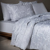Blaye Double Size Duvet Cover Set - Jacquard Satin - Madame Coco JO