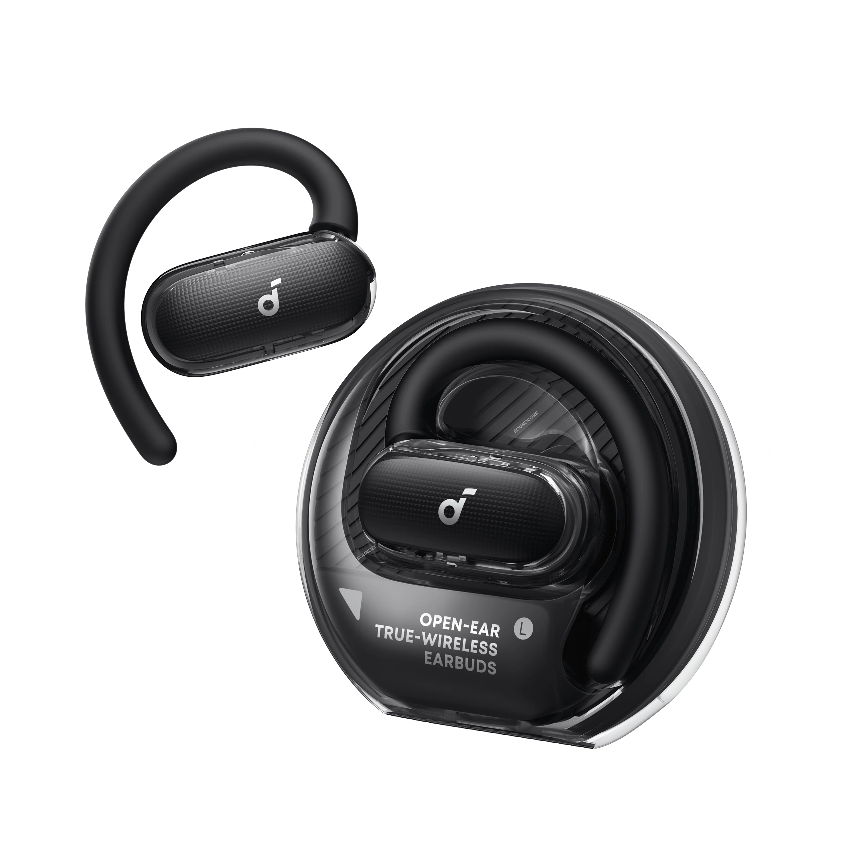 Anker Soundcore V40i Open Earbuds – Transparent Design & Bass