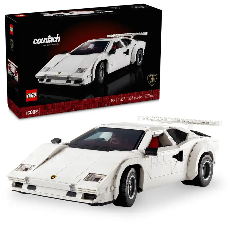 LEGO® Lamborghini Countach 5000 QV – Iconic Supercar Build
