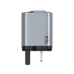 Green Lion 40W GaN UK Wall Charger + Type-C Cable – Gray
