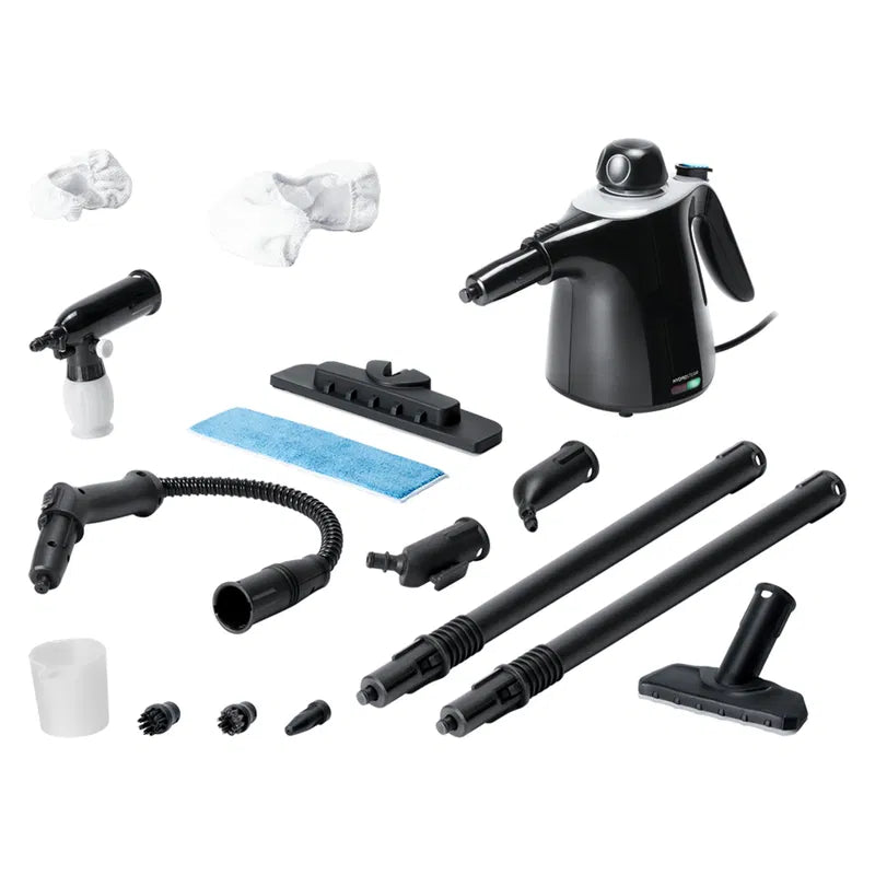 Cecotec HydroSteam 1040 Active&Soap Handheld Steam Cleaner, 0.45L, 1100W, Black