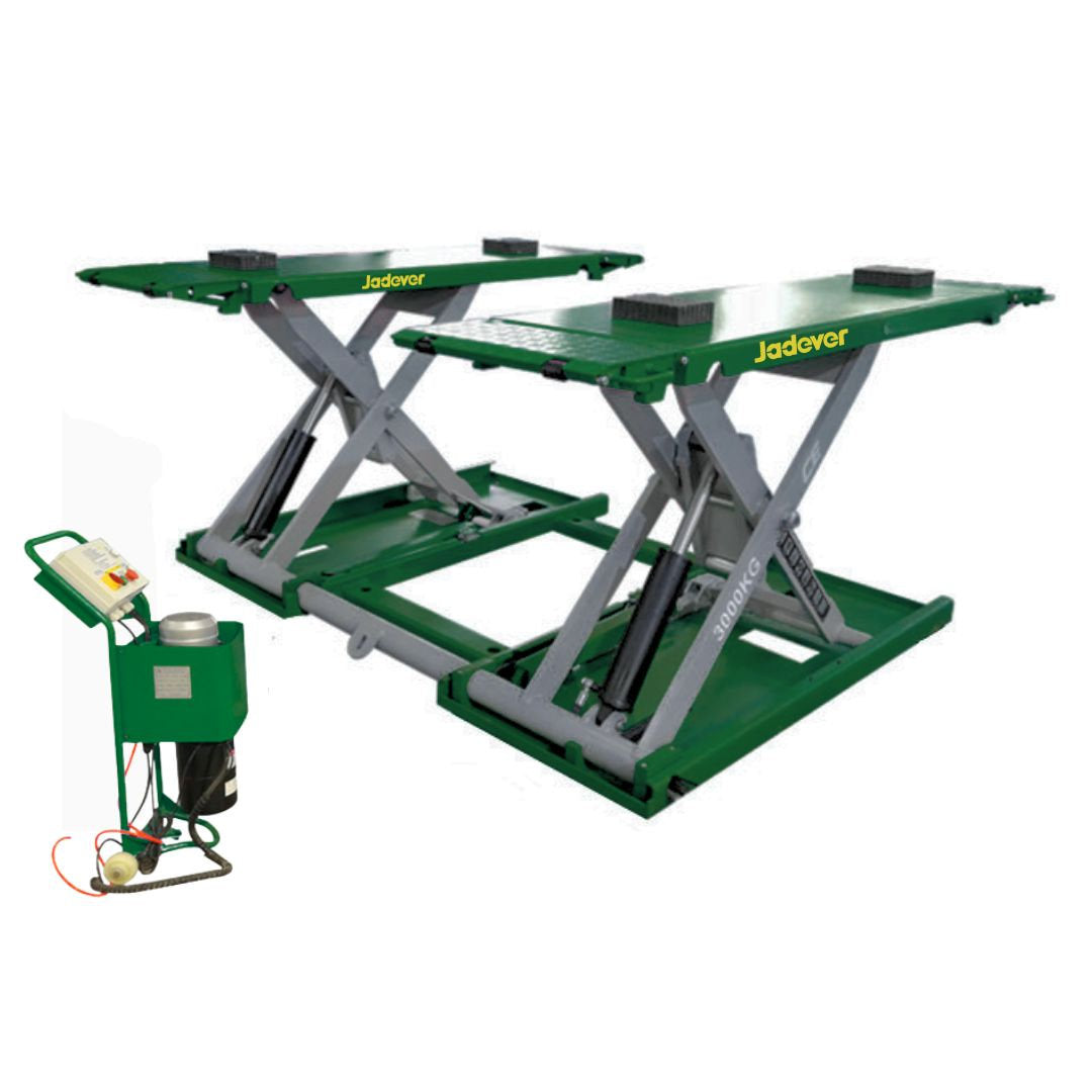 Jadever 3 Ton Mobile Jack 1m Safe & Easy Vehicle Lifting