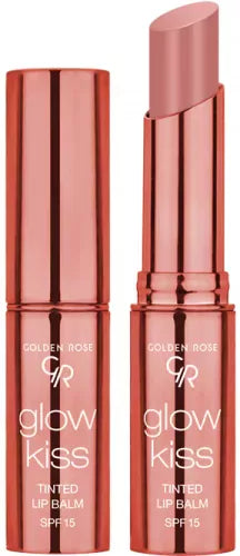 Golden Rose Glow Kiss Tinted Lip Balm with SPF 15 & Vitamin E