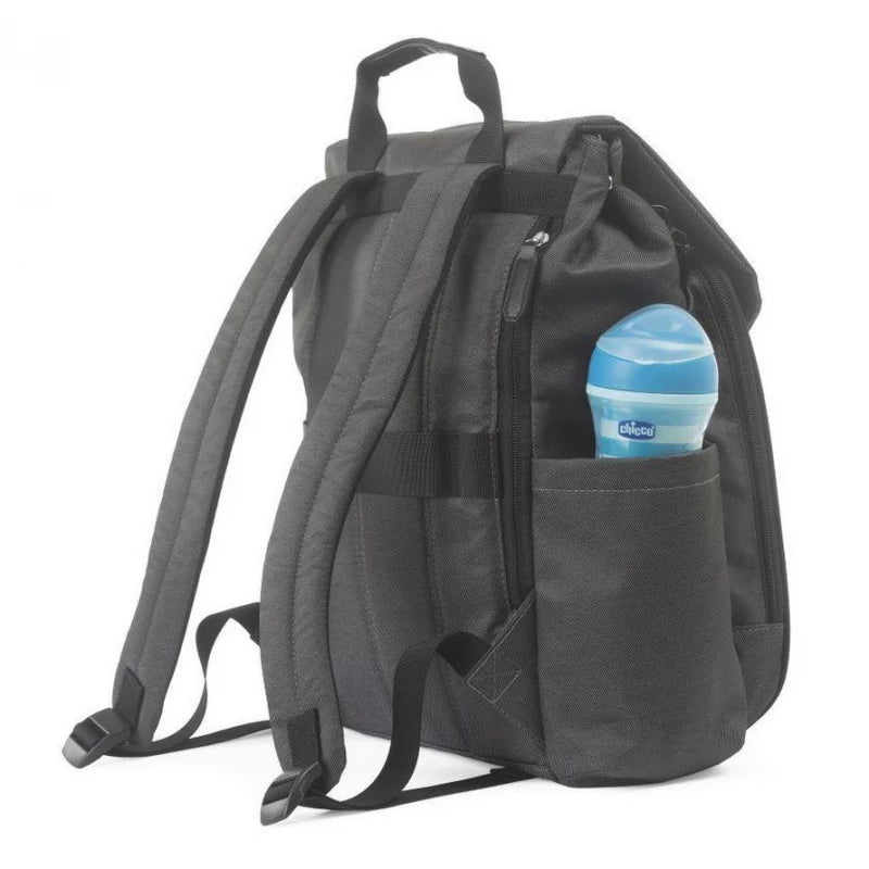 Chicco Diaper Backpack Easy – Dark Grey, 48×31 cm