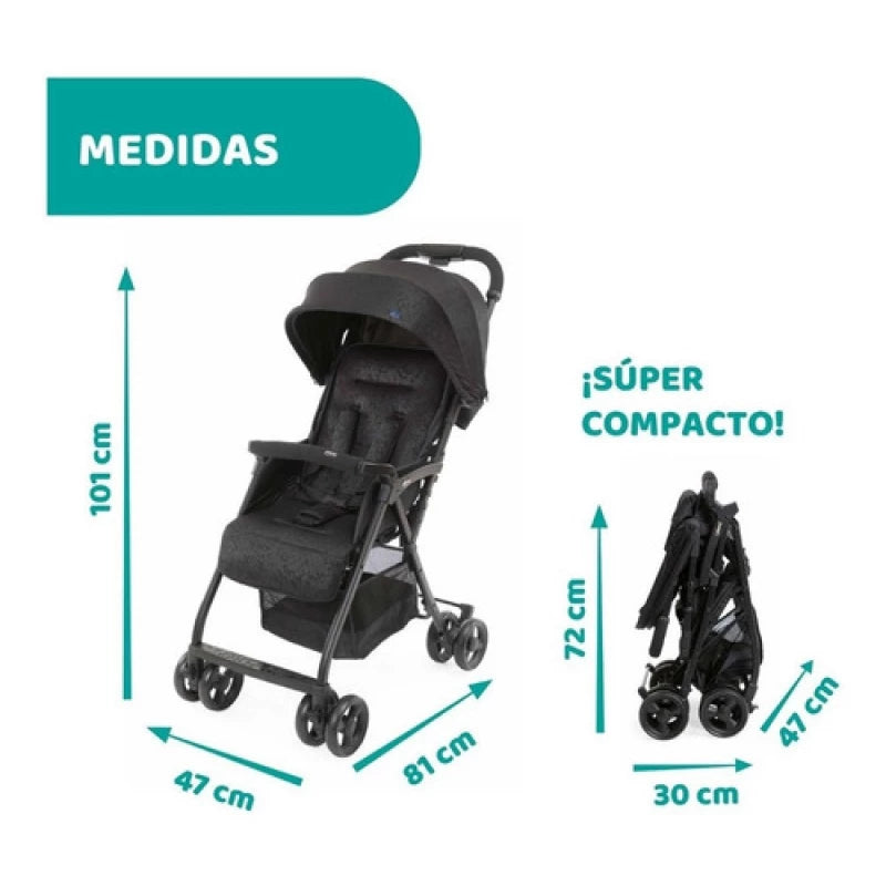 Chicco Ohlala 3 Stroller – Lightweight & Foldable