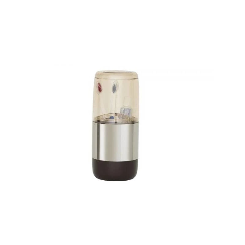 Primanova Lima Toothbrush Holder – Brown, Modern Design
