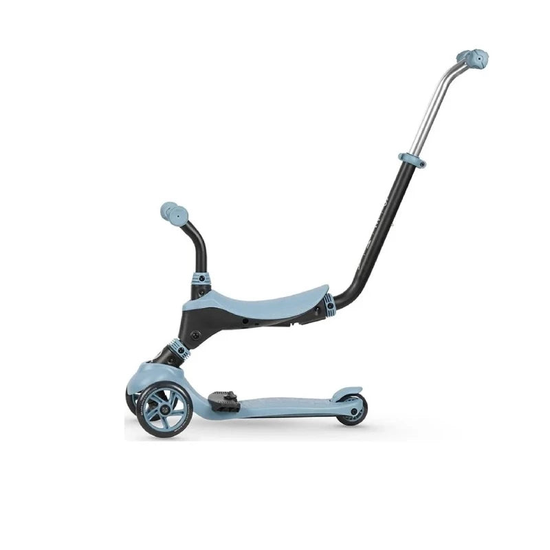 Qplay Sema 3in1 Scooter – Blue, Ride-On to Kick Scooter