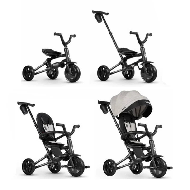 Qplay Nova Niello Trike – Gray, Safe 3-Wheel Ride