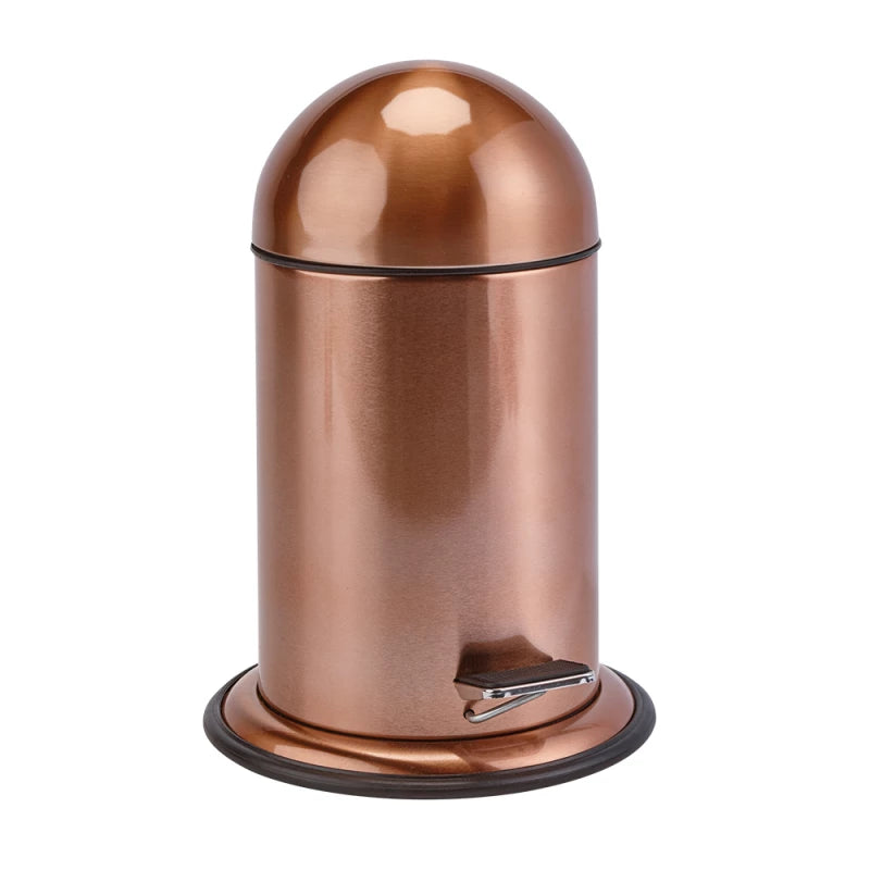 Aquanova Lura 3L Waste Bin – Copper Finish Bathroom Elegance