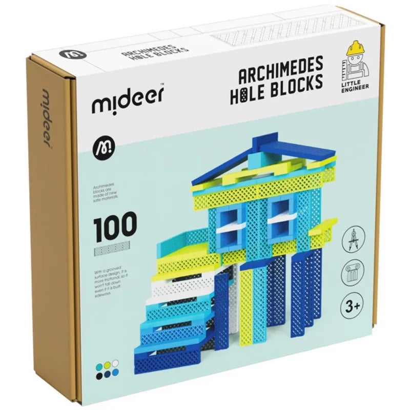 Mideer Archimedes Diamond Hole Blocks – Cool Set for Kids