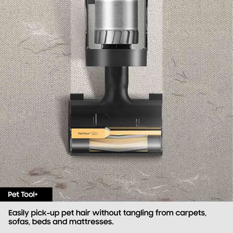 Samsung Jet 95 Pro Cordless Vacuum Cleaner 210W - 60 Min Runtime with Pet Tool