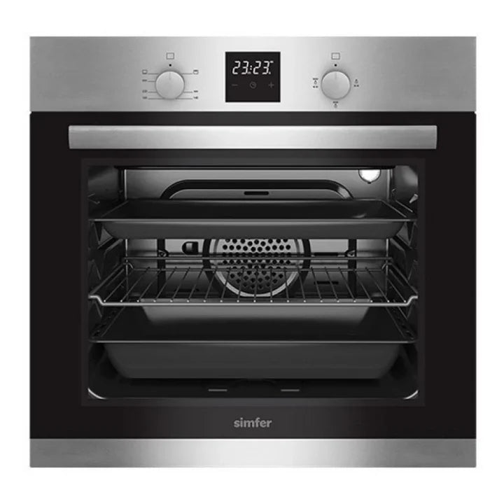 Simfer B6302 SGRIM Built-In Gas Oven | 60cm | 65L | Turbo Fan | FFD Safety | Stainless Steel